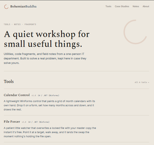 Site Template — the shared page shell with no content poured in: header, nav, footer, and empty space between